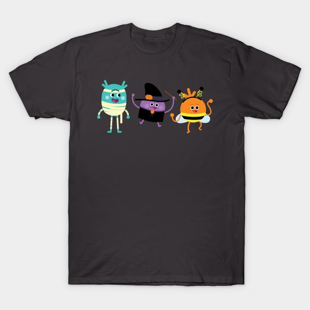 Bumble Nums Halloween T-Shirt by RockabyeBillie